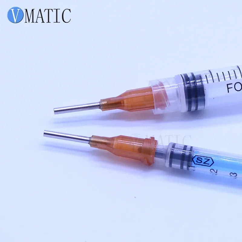 ‌15G Precision Dispensing Needles | 1/2 Inch Stainless Steel Tips for Glue & Lubricant Syringes (100-Pcs)‌
