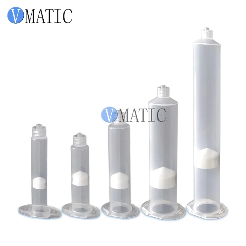 Free Shipping 5cc/ml US Style Dispensing Pneumatic Syringe Transparent Dispensing Syringes Barrel With Piston