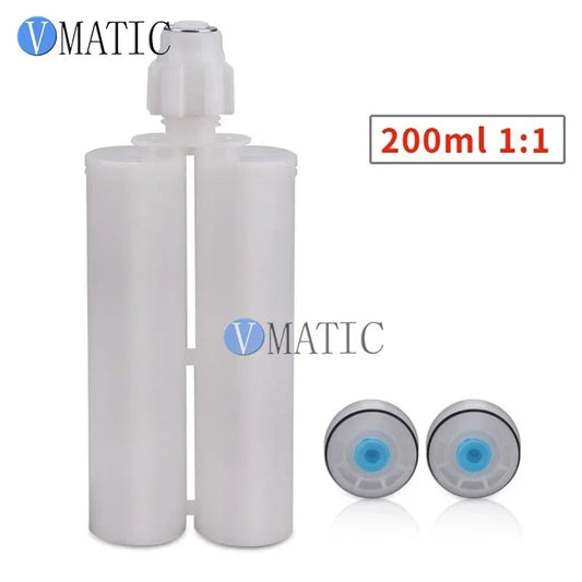 Ab Epoxy Gun Cartridge 200 Ml / Cc 1: 1 Ratio