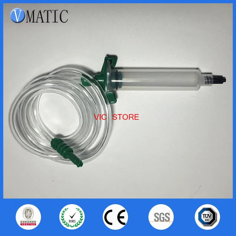Free Shipping 30cc+10cc+5cc+3cc ml Liquid Dispenser Solder Paste Adhesive Glue Pneumatic Syringe Barrel Adapter With Needles