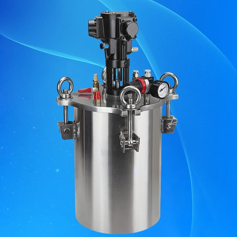 Pneumatic Glue Tank | Pressure Pot for SMT/Epoxy Mixing with Gauge Fast Ship‌
