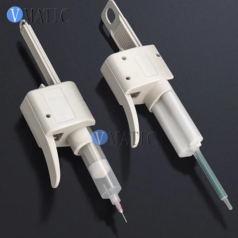 Manual Dual Cartridge Glue Gun 10/30/50cc for AB Glue, Solder Paste, Ink, Silicone - Dispensing Tools