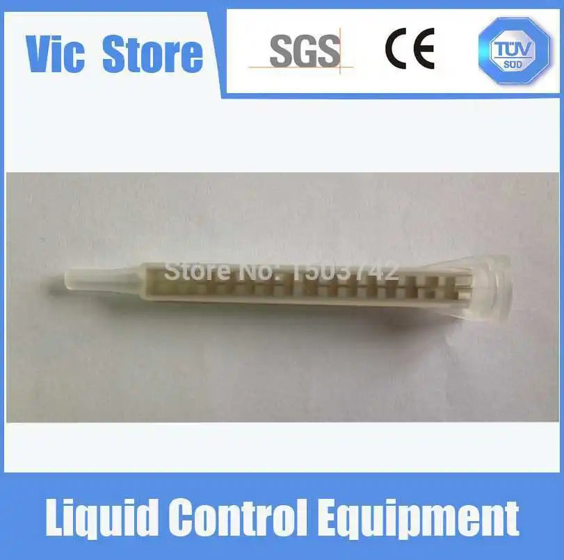 Free Shipping Golden Color 30Pcs Resin Square Static Mixer FMF6-16 Mixing Nozzles For Duo Pack Epoxies