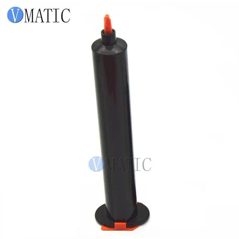 Free Shipping 3Pcs 55ml Us Style UV Dispenser Black Pneumatic Syringe 55cc Black UV Dispensing Syringes
