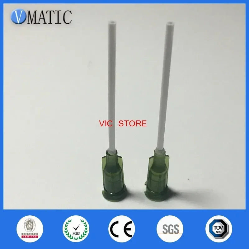 ‌14Gx1" PP Flexible Nozzles 100pcs | Polypropylene Glue Tips for Nail/Baking/Silicone Free Ship‌