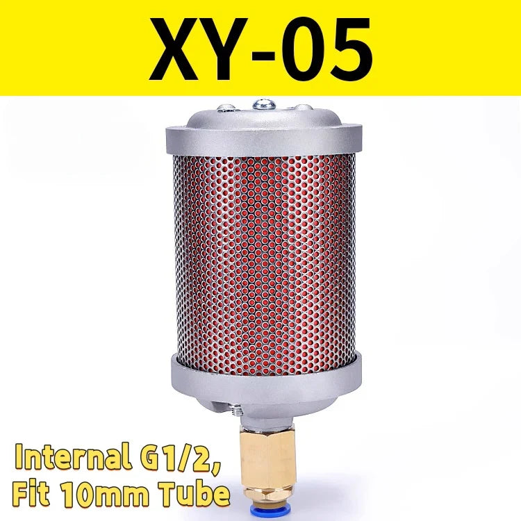 Free Shipping XY-05 Noise Reduction 07 Dryer Silencer Exhaust Muffler Pneumatic Diaphragm Pump 20/15/12