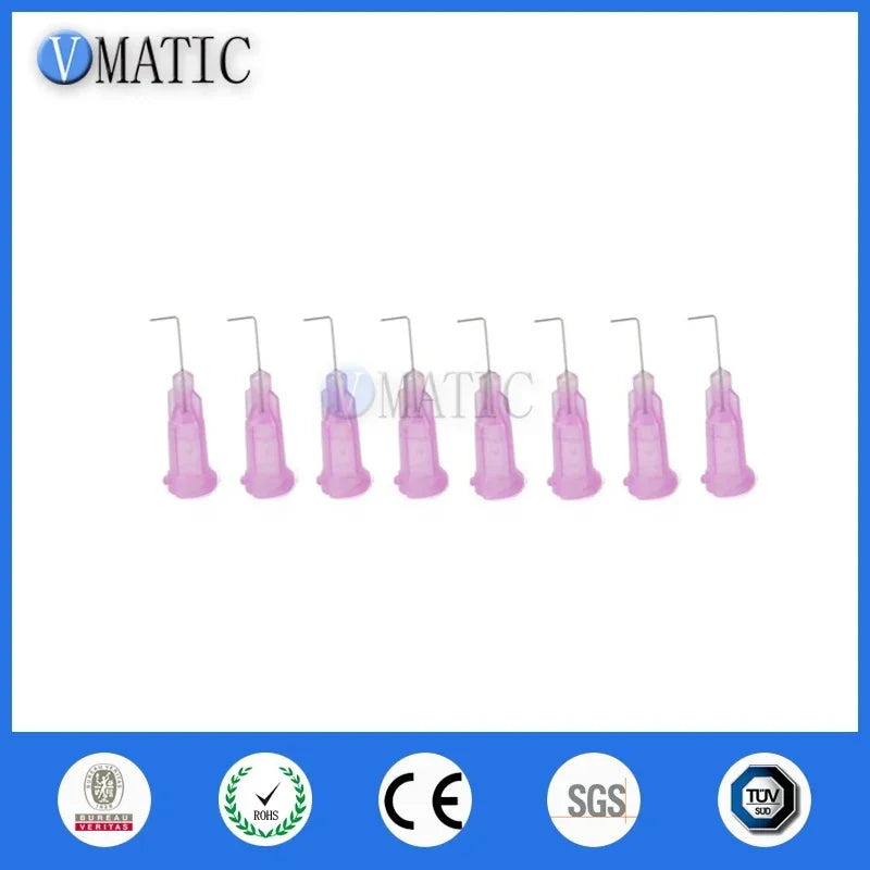 High Quality 90 Degree Bent Dispensing Needle Tips Glue Sealants 30G Needle Blunt Tips Glue Adhesive Dispenser Needles x 100pcs