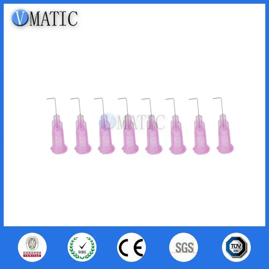 High Quality 90 Degree Bent Dispensing Needle Tips Glue Sealants 30G Needle Blunt Tips Glue Adhesive Dispenser Needles x 100pcs