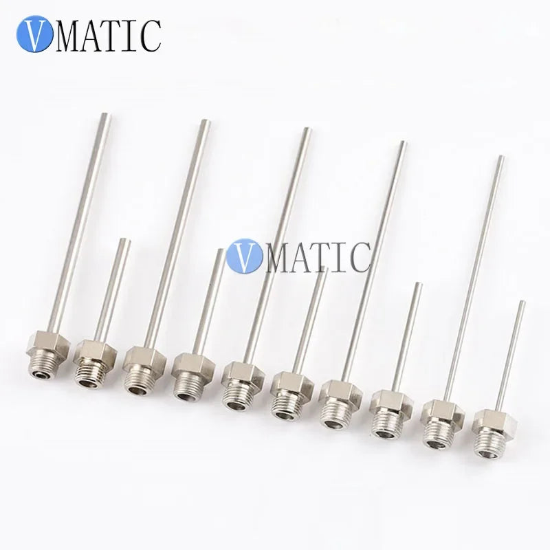 Free Shipping 2Pcs Variety Specification Stainless Steel Needle Tips
