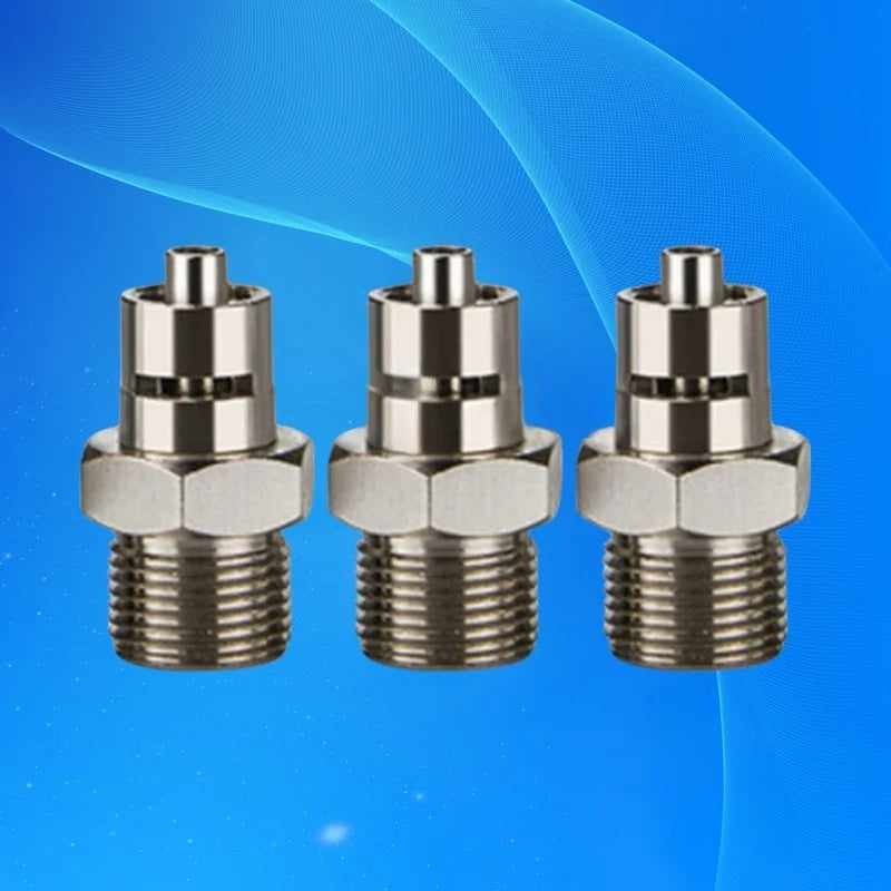 Industrial Pneumatic Adapter M12 ✅ Metal Luer Lock for VC26/VC31/VC42（10pcs Leakproof Kit + Free Ship）