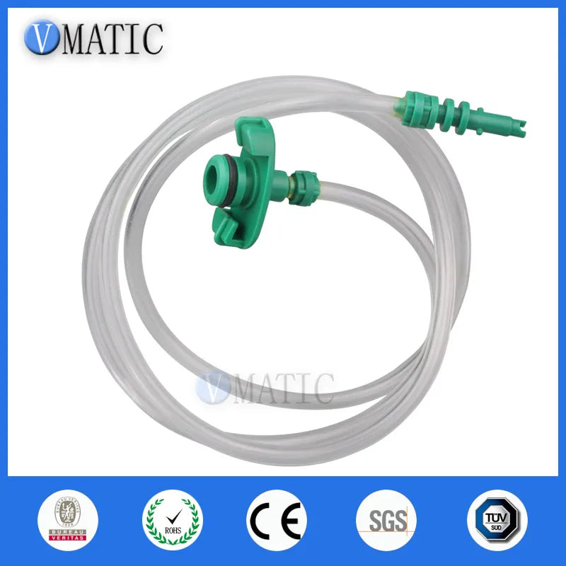 High Quality Glue Dispensing Dispenser USA Style Type 30/55cc ml Pneumatic Syringe Barrel Adapter