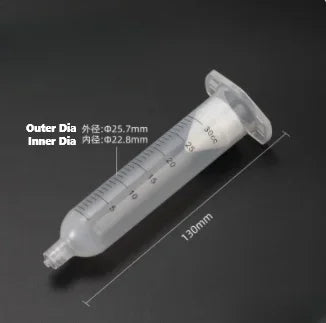 Free Shipping 55/30CC Japanese Style New Scale Pneumatic Dispensing Syringe for American Automation Glue Applicator Gun Adapter