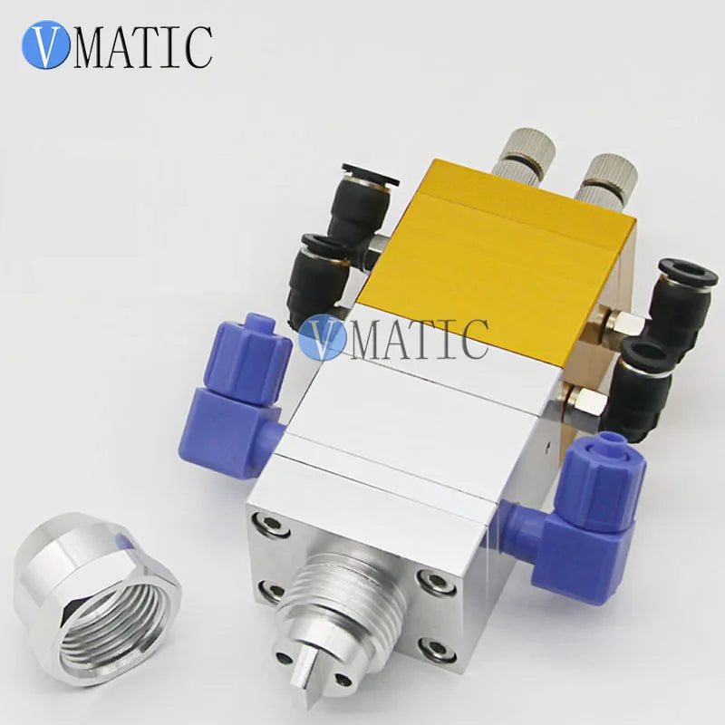 High Quality Double Action Two-Cylinder Suck Back Liquid Dispensing Ab Large Flow Dispense/Dispenser Valve 1:1 2:1 3:1 5:1