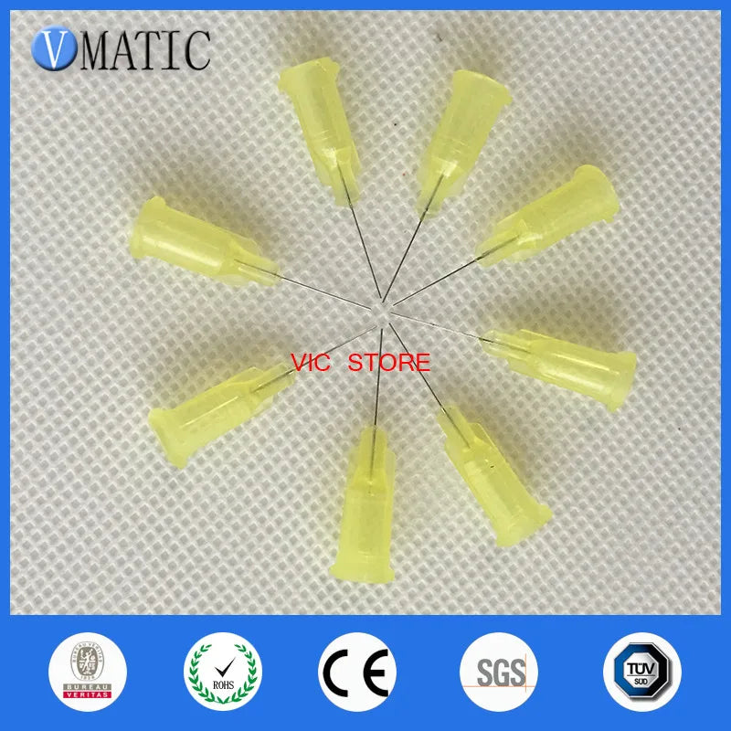 Free Shipping Non Sterilized 32G 0.5" Length Te Premier Dispensing Needle Precision S.S. Dispense Needles Tip
