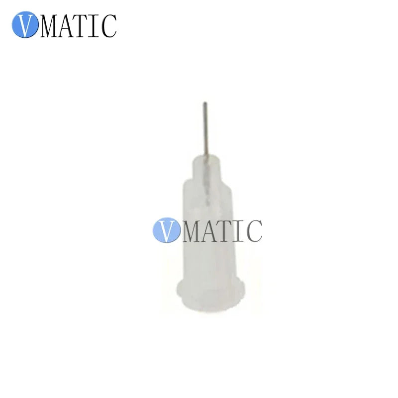 Free Shipping Clear Color 100Pcs/Lot 27G 1/4'' Stainless Steel Tip Dispensing Screw Needles Syringe Needle Tips