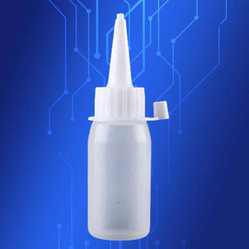 ‌Industrial 30ml Squeeze Bottle 2-Pcs | Chemical-Resistant Adhesive Container for Glue Dispensing (LDPE, Dropper Tip) Free Shipp