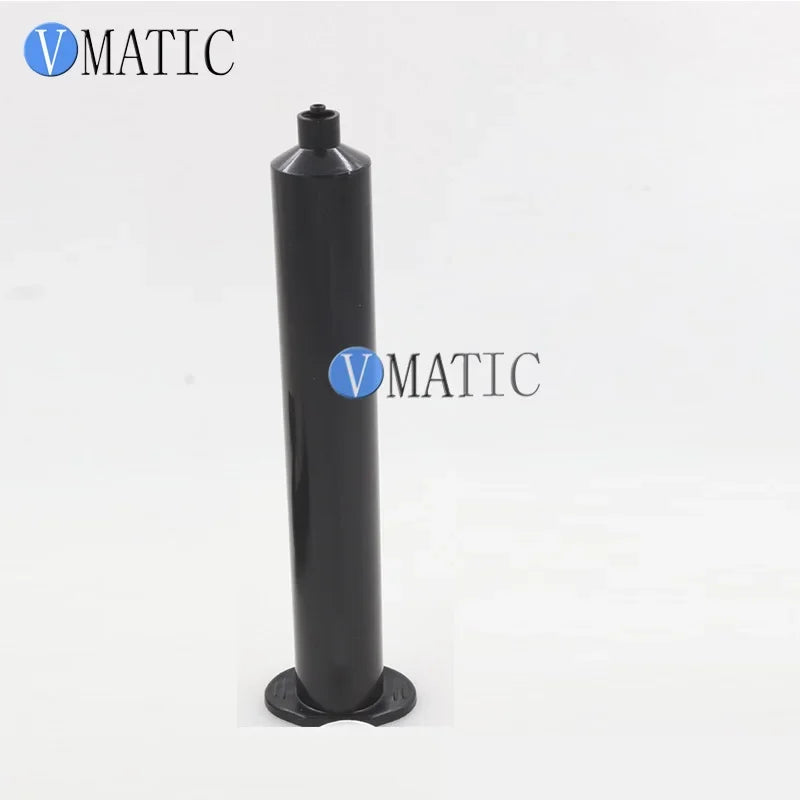 Free Shipping Wholesale 280 Sets 55cc/ml Black Adhesive Dispensing Pneumatic Syringe With Piston And Syringe Cap Stopper