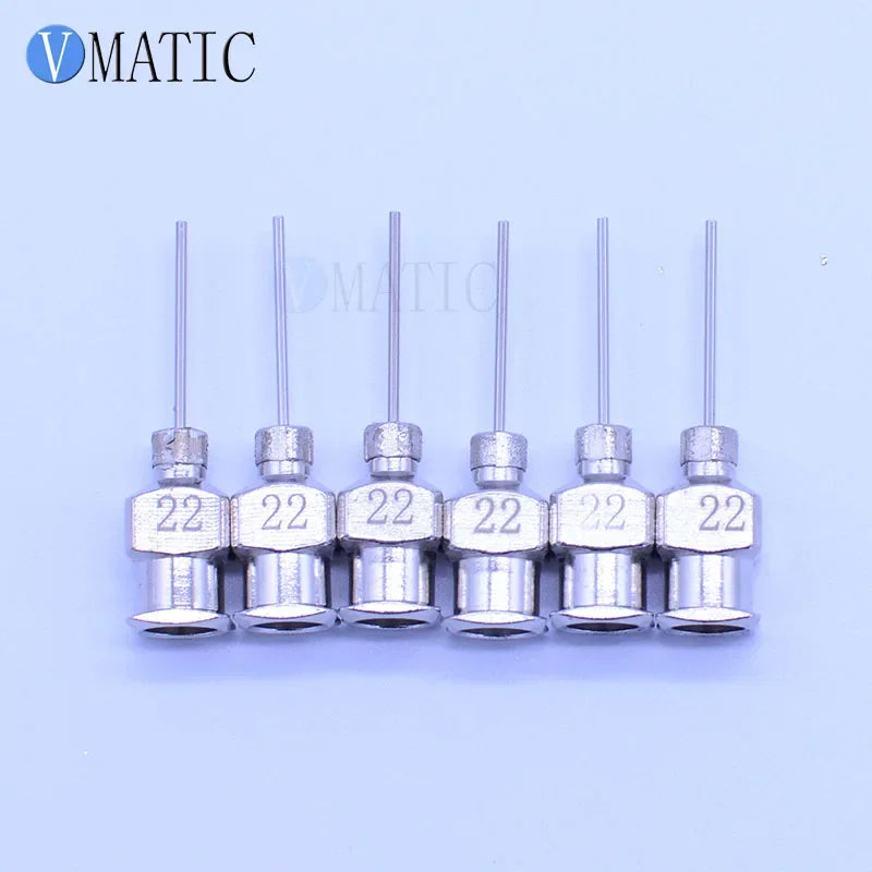 Free Shipping 12Pcs 0.5'' 22G Stainless Steel Needle Tips 1/2 Inch