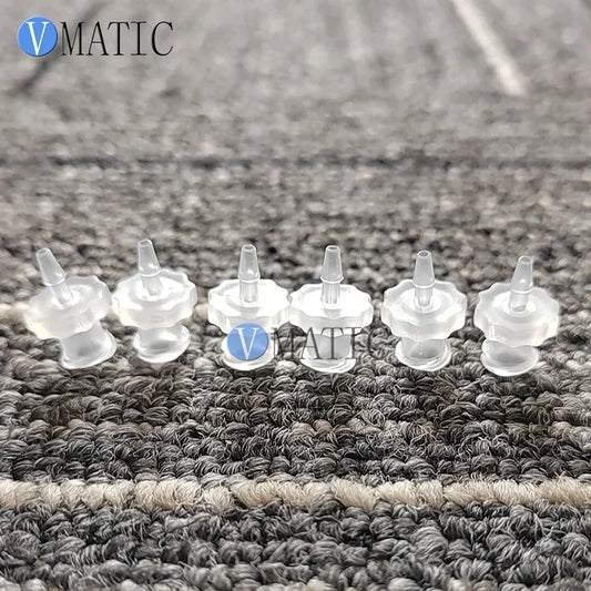 Industrial-Grade 1.6mm Barbed Connector 10-Pack ▶ FDA+RoHS Fluid Transfer Fittings（Chemical Resistant PP）🚚