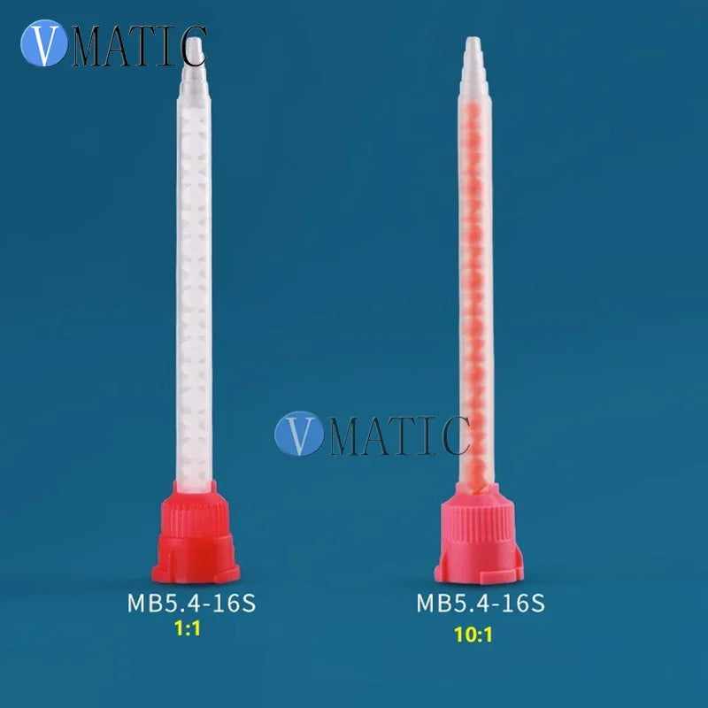 Free Shipping MB Series 1:1 10: 1 Ratio Mixed Nozzle Spiral Tube Core Double Liquid Bell Mouth Static Mixture Mixer