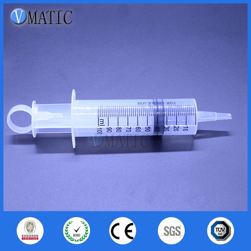 High Quality Large Big Giant 100ml/cc Syringe Big Mouth + PVC Tube Glue Dispensing Syringe