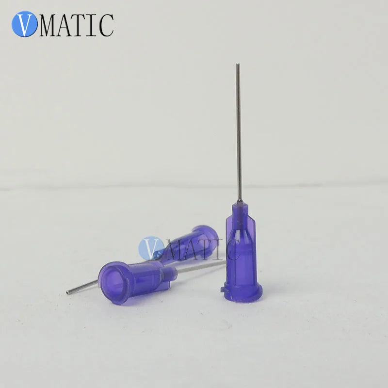 ‌21G Industrial Dispensing Needles 100PCS | Aluminum Mount & Stainless Steel 1" Tube for SMT Free Shipping‌