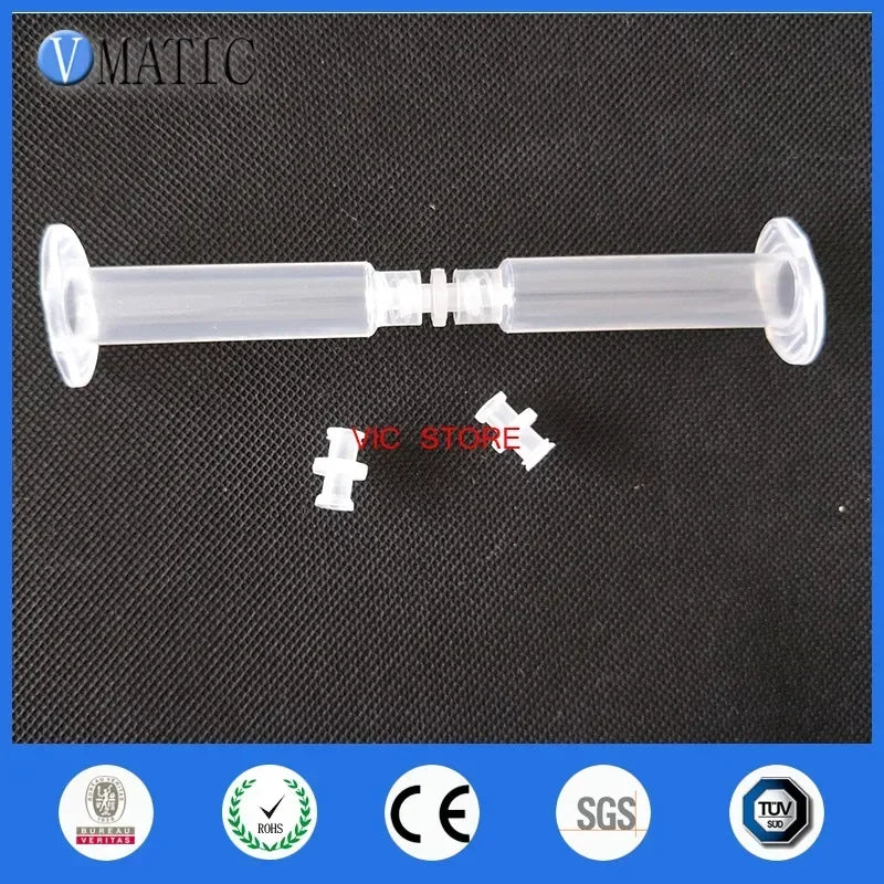 Luer Lock Connector 10PK | Female Polypropylene Tapered Coupler for Syringe/Fluid Transfer Systems