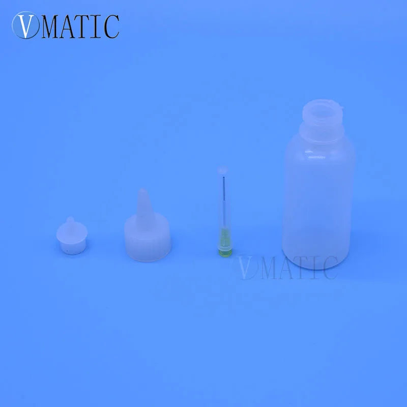 ‌Lab-Grade 100mL HDPE Dispensing Bottle | Leak-Proof Nozzle for Alcohol/Rosin & Solder Flux (10-Pcs)‌