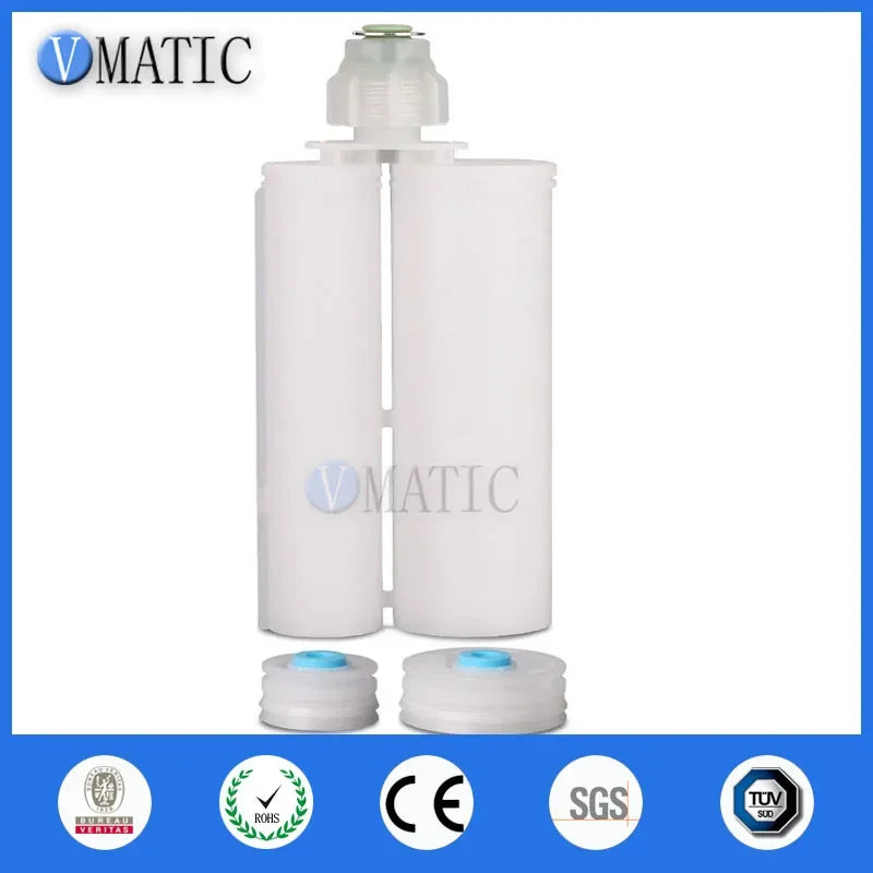 Free Shipping 200ml 200cc Dual Epoxy Cartridge 2:1 With Pistons