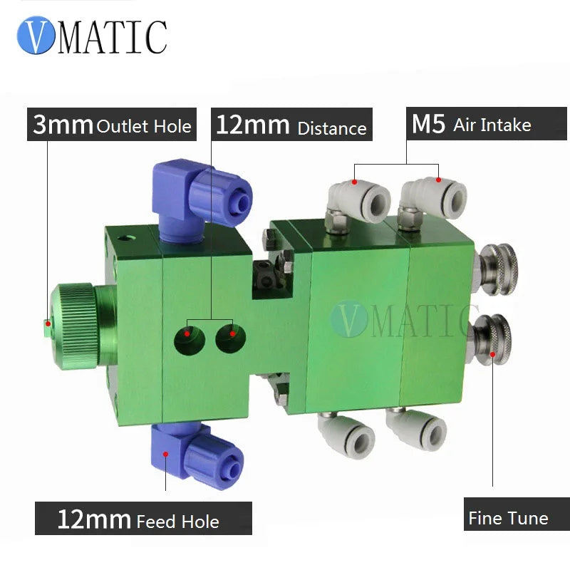 High Quality Stainless Steel High Hydraulic Manual Glue Dispensing AB Adhesive Valve