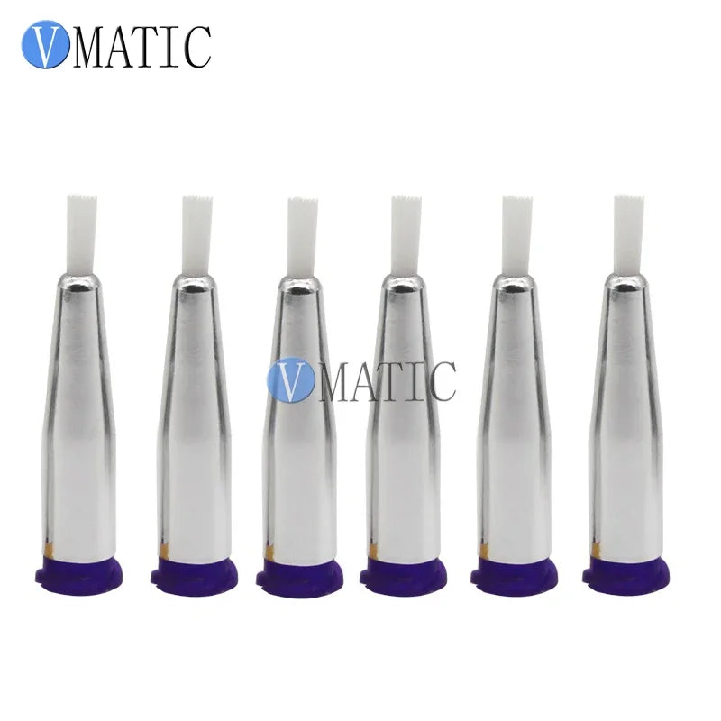 Free Shipping Quality 21G Dia 2mm Round Luer Lock Type Glue Dispensing Needle Tip Soft Brush