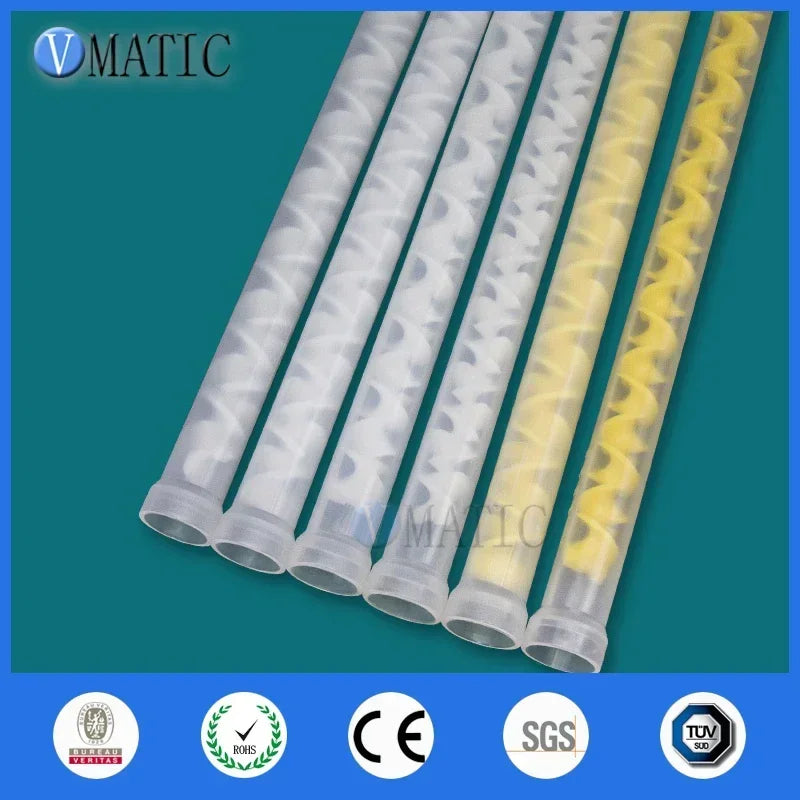 Free Shipping Plastic Resin Static Mixer Ms13-36 Mixing Nozzles For Duo Pack Epoxies (Yellow Core)