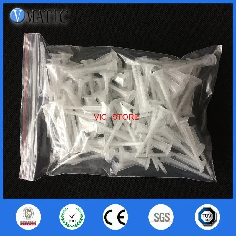 Free Shipping Wholesale Resin Static Mixer MA3.0-17S Mixing Nozzles For Duo Pack Epoxies 100Pcs