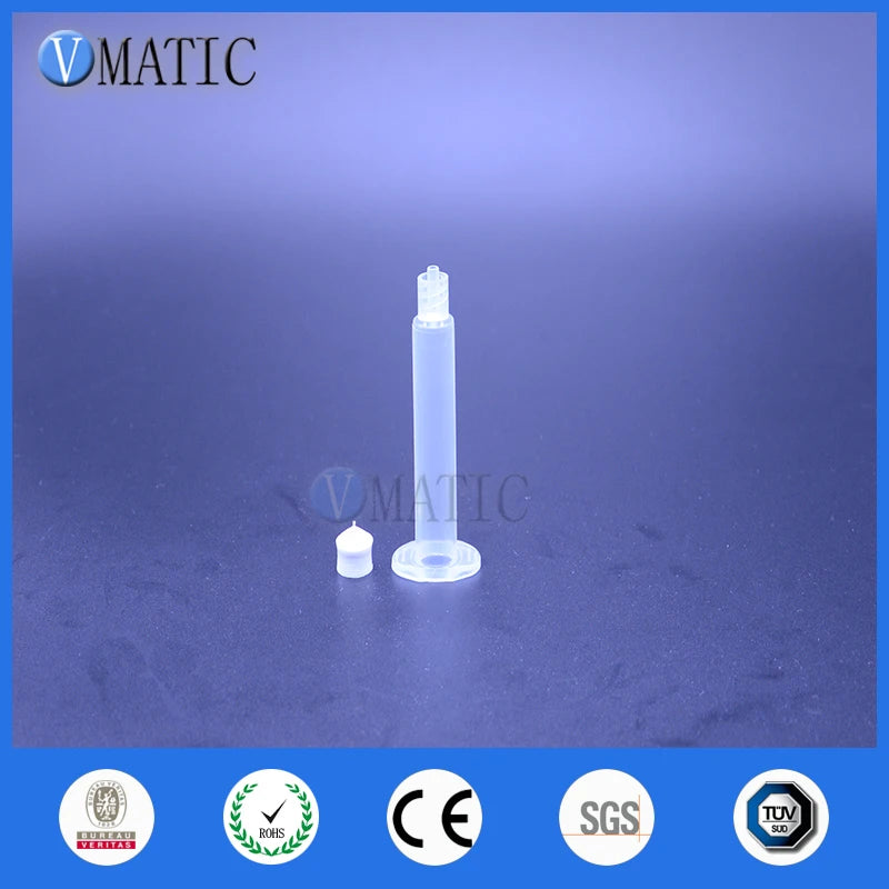 Free Shipping Wholesale 2500Pcs 3cc/ml Liquid Glue Dispensing Pneumatic Syringe Barrel/Piston/Syringe Tip Cap/Stopper/End Cover