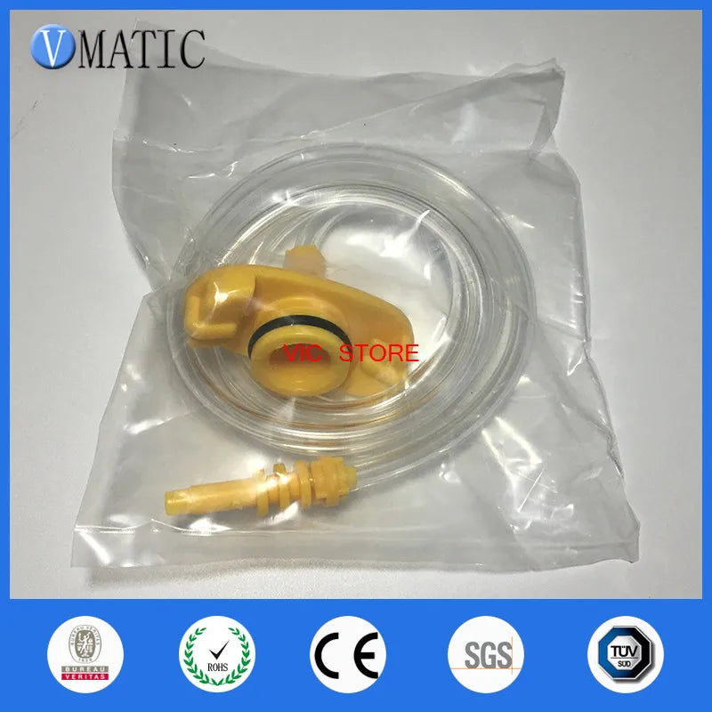 High Quality Spare Parts Set Glue Dispenser 10cc 10ml Pneumatic Syringe Needle Tip Syringe Barrel Valve Adapter