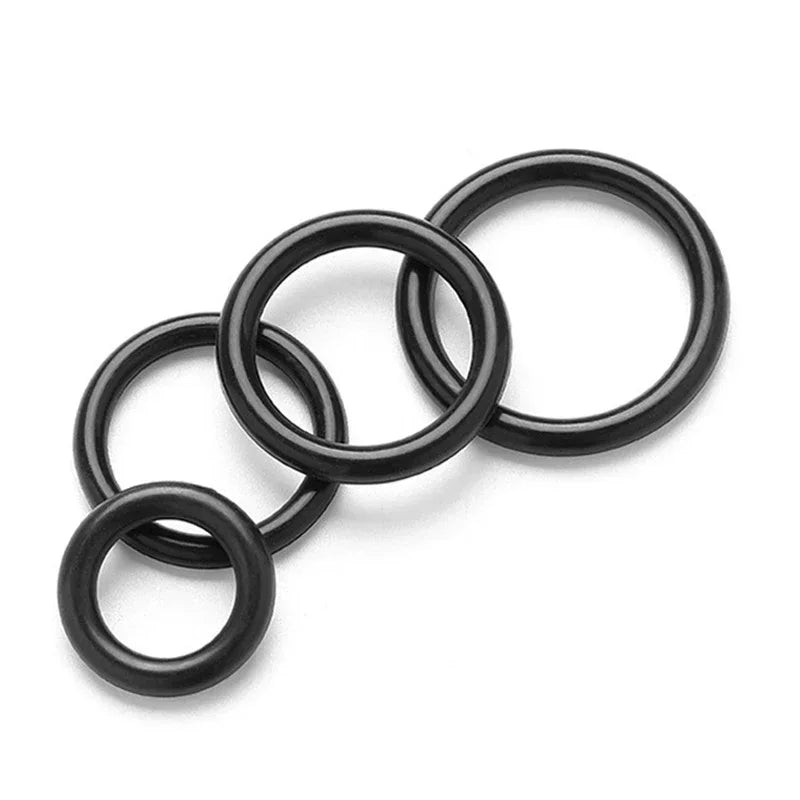 Black Nitrile O-Ring OD 3-80mm Thickness CS 1/1.5/2/3mm O-Rings Seal Gasket Oil & Corrosion Resistant Seal