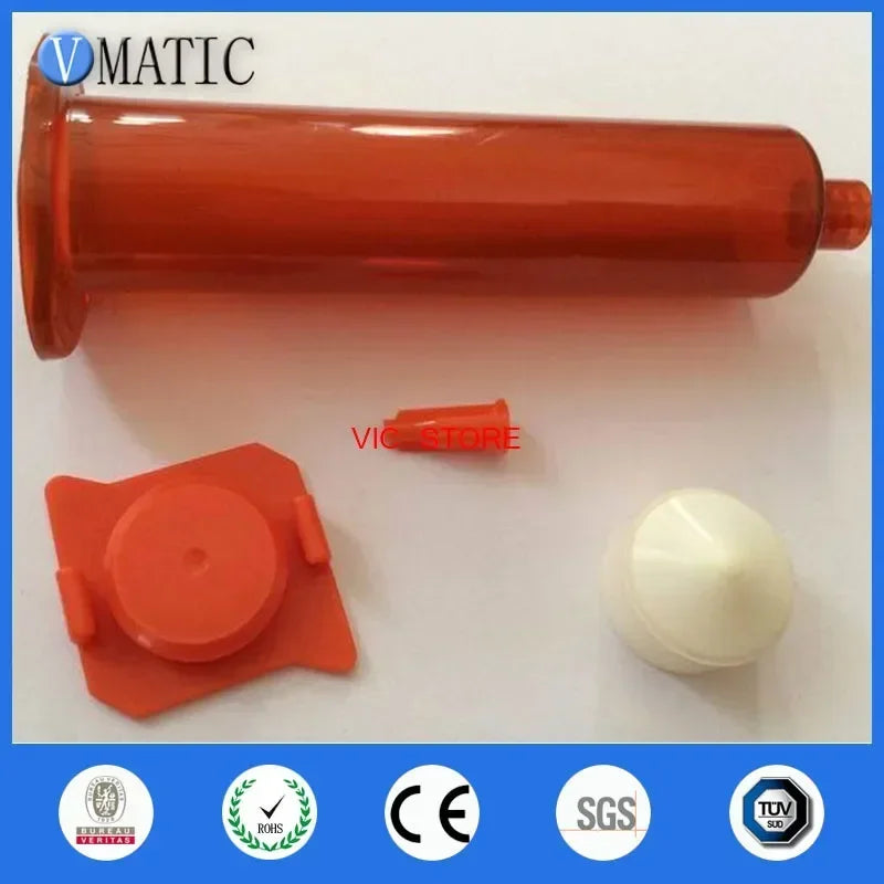 UV-Resistant Pneumatic Cartridge ▶ 5mL Precision Applicator ▏Nordson EFD Adapter  ≤0.5% CV