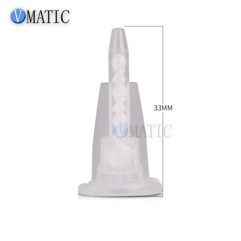 ‌MA3.0-8S Static Mixer Nozzles | 3.0-8mm Spiral Mixing Tips for High Viscosity Epoxy/AB Glue Dispensing (Leak-Proof Design)‌