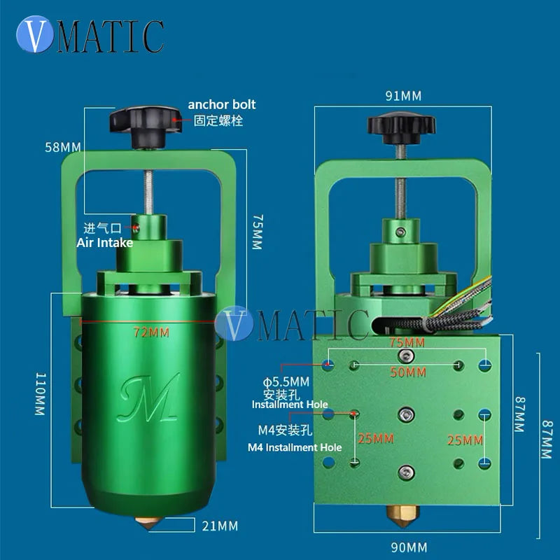 30ml Hot Melt Glue Dispenser - Auto Heating for PUR/Cold Glue Sticks with Temperature Control - Promotion Sale