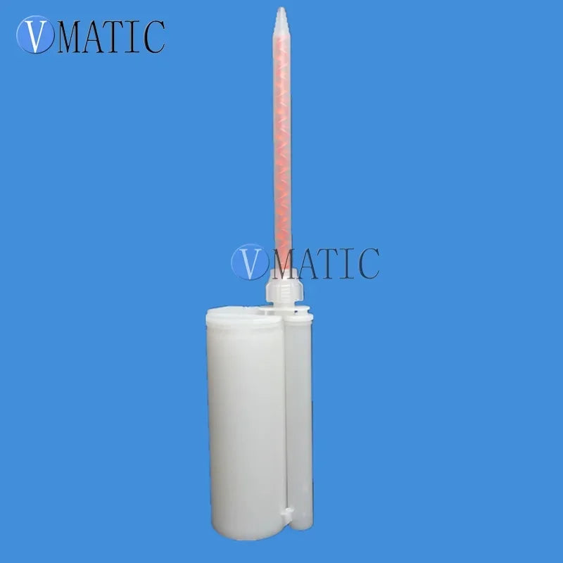 Free Shipping Glue Dispensing Dispenser Gun Cartridge, Glue Dispensing Plastic Dual Cartridge 400ml/cc 10:1 2Pcs/Set