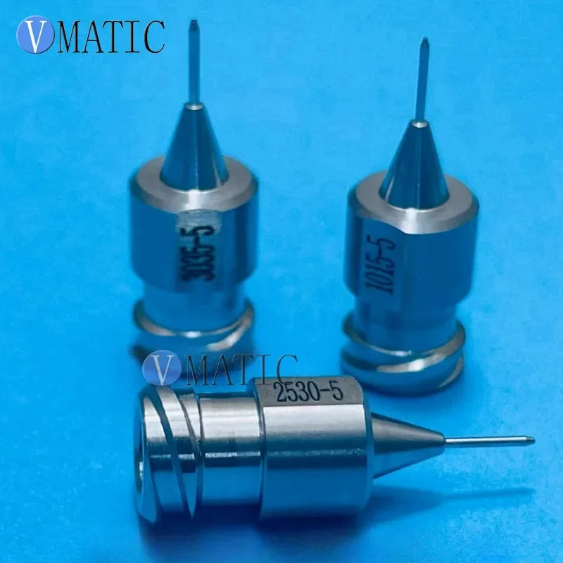316 Stainless Steel, One-Piece Design Extended Dual-Thread Precision Dispensing Needle - 5mm Ultra-Thin Tip with Micro-Bore