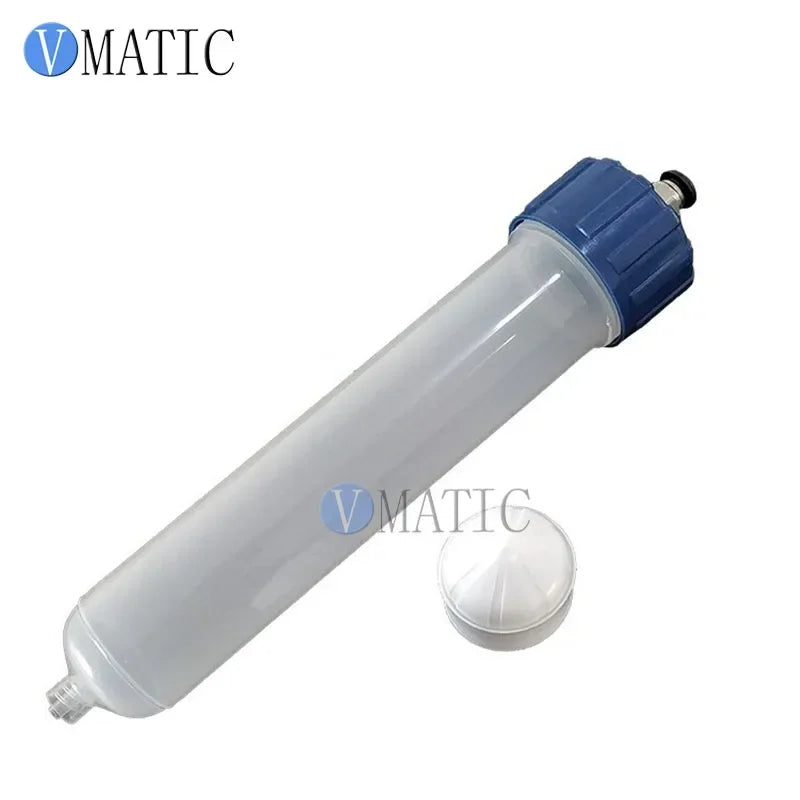 Free Shipping Thickening Explosion Proof 200cc/ml Helix Luer Lock Dispensing Pneumatic Syringe Barrel With Adapter