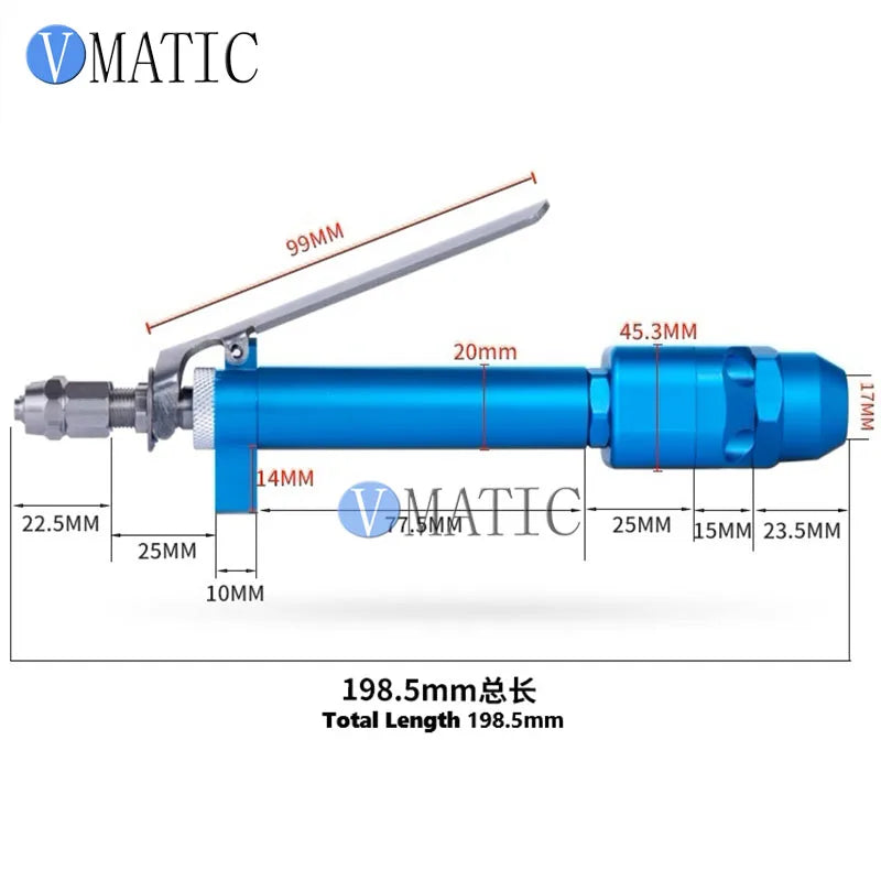 VC-11AB Manual 2-Part Adhesive Valve - Mixing Control Valve for Dual Component Glue Dispensing Systems