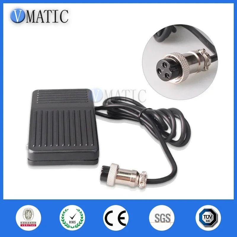 ‌Professional Tattoo Dual Control System | Waterproof Foot Pedal & Hand Switch with Clipcord for Rotary/Coil Machines Free Shipp