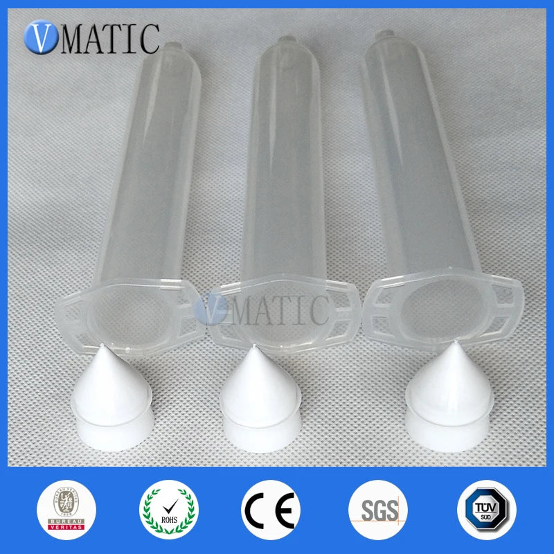 High Quality 50Cc/Ml Japanese Transparent Glue Dispensing Syringe Barrel With Quality Piston