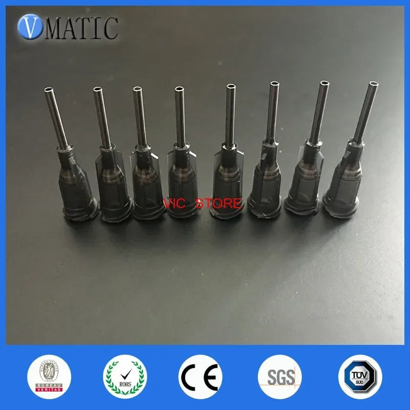 Free Shipping 100Pcs/Bag Industrial Tips 16G Gray Color Dispensing Needles Disposable Blunt Needle Tip 1/2 Inch
