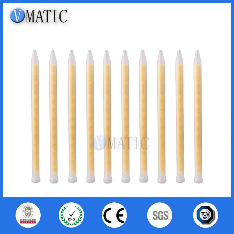 Free Shipping MS13-24 Mixing Elements Plastic Disposable Resin Nozzle Spray Nozzles Static Mixer Tube For Epoxy
