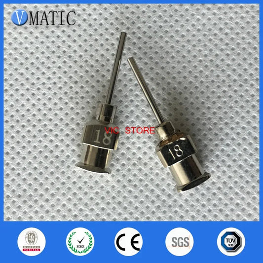 ‌12PCS 18G Blunt Dispensing Needles | 1/2 Inch High-Precision Tips for Silicone/Epoxy Free Shipping‌