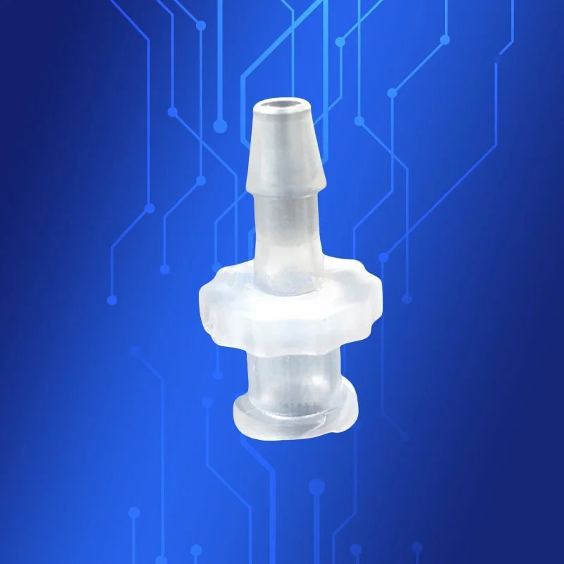 Free Shipping 1/8 Inch Barb Female Luer Lock Tapered Syringe Fitting (Polyprop) Plastic Adapter