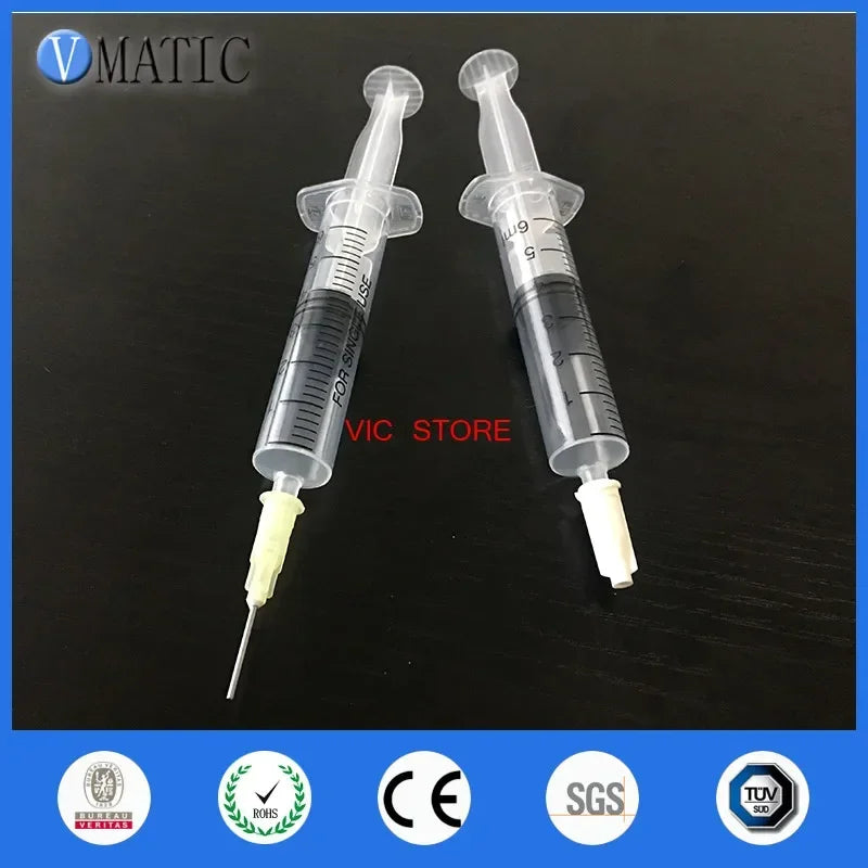 Free Shipping Non-Sterilized 6Cc/Ml Manual Glue Dispensing Syringe Applicator Glue Dispensing Syringe